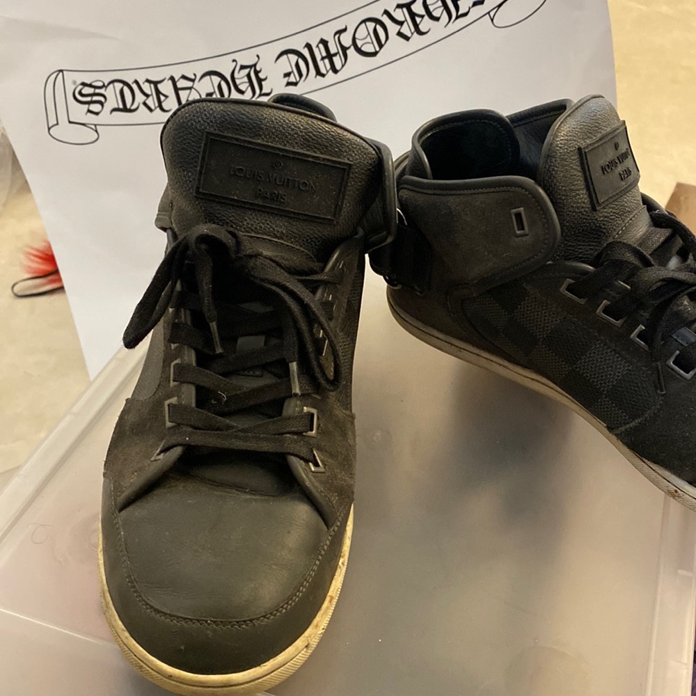 Louis Vuitton Mens Damier Print Sneaker
